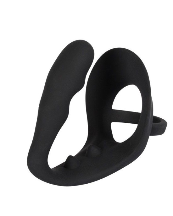 Black Velvets Cock Ring And Anal Plug