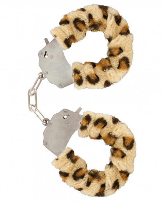 ToyJoy Furry Fun Wrist Cuffs Leopard