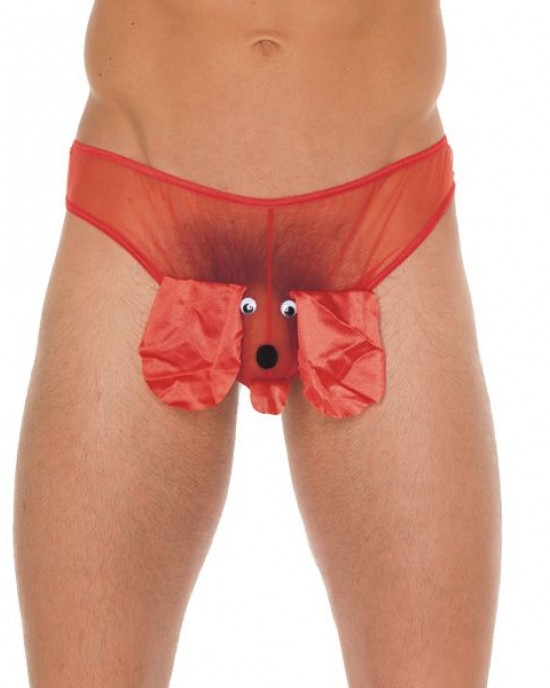 Mens Red Animal Pouch