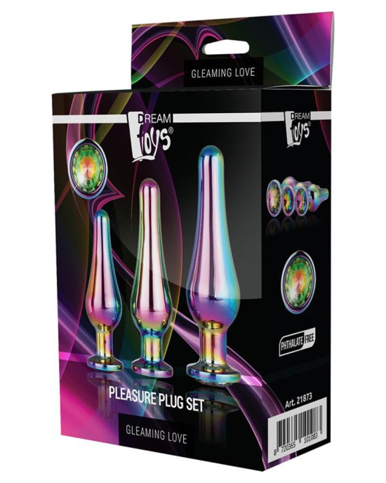 Gleaming Butt Plug Set Multicoloured