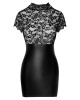 Noir Lace Mini Dress