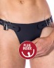 Double Leather Brief With Penis Hold And Dildo