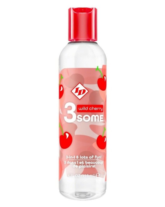 ID 3some Wild Cherry 3 In 1 Lubricant 118ml