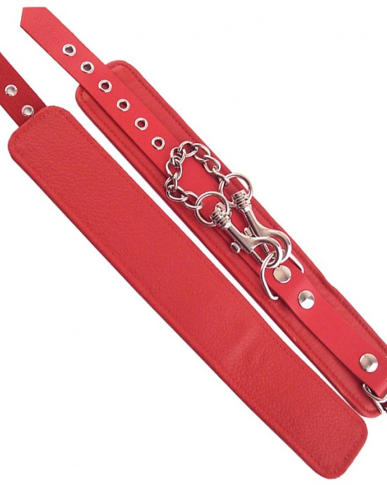 Rouge Garments Ankle Cuffs Red