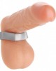 Master Series Silver Hex Heavy Duty Cock Ring and Ball Stretcher